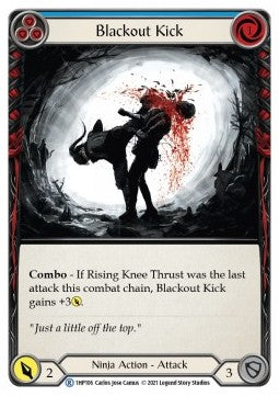 Blackout Kick (Blue) (Regular) - History Pack 1 (Rare) [1HP-106]