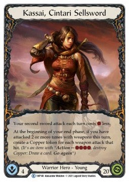 Kassai, Cintari Sellsword (Regular) - History Pack 1 (Rare) [1HP-140]