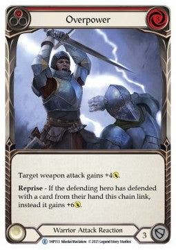 Overpower (Red) (Regular) - History Pack 1 (Rare) [1HP-153]