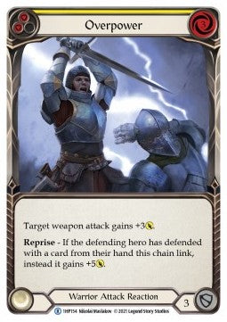 Overpower (Yellow) (Regular) - History Pack 1 (Rare) [1HP-154]