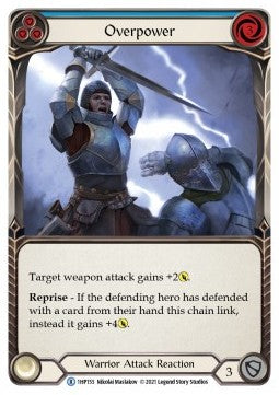 Overpower (Blue) (Regular) - History Pack 1 (Rare) [1HP-155]
