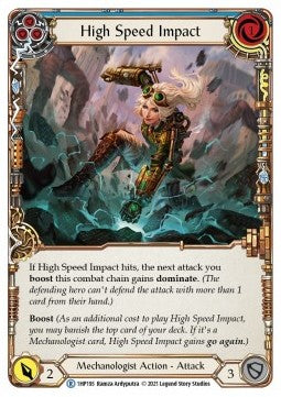 High Speed Impact (Blue) (Regular) - History Pack 1 (Rare) [1HP-195]