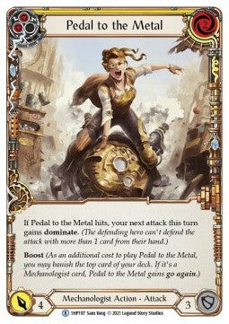 Pedal to the Metal (Yellow) (Regular) - History Pack 1 (Rare) [1HP-197]