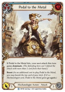 Pedal to the Metal (Blue) (Regular) - History Pack 1 (Rare) [1HP-198]