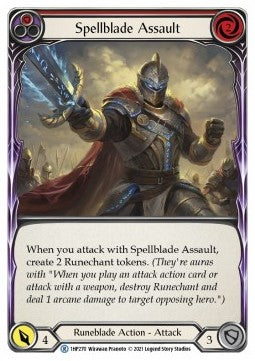 Spellblade Assault (Red) (Regular) - History Pack 1 (Rare) [1HP-270]