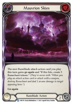 Mauvrion Skies (Red) (Regular) - History Pack 1 (Rare) [1HP-276]