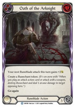Oath of the Arknight (Yellow) (Regular) - History Pack 1 (Rare) [1HP-280]
