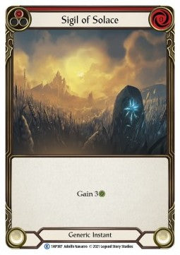 Sigil of Solace (Red) (Regular) - History Pack 1 (Rare) [1HP-387]