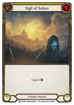 Sigil of Solace (Yellow) (Regular) - History Pack 1 (Rare) [1HP-388]