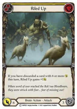 Riled Up (Yelllow) (Regular) - History Pack 1 (Common) [1HP-029]