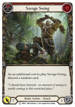 Savage Swing (Red) (Regular) - History Pack 1 (Common) [1HP-031]