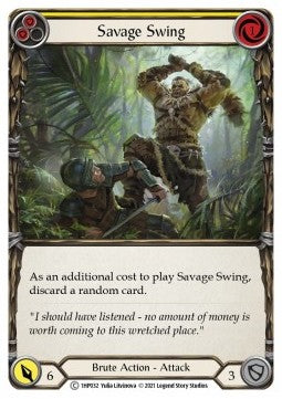 Savage Swing (Yellow) (Regular) - History Pack 1 (Common) [1HP-032]