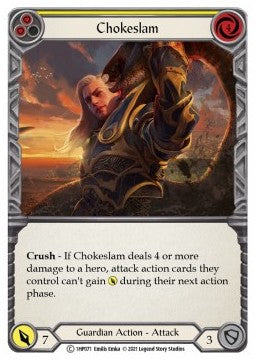 Chokeslam (Yellow) (Regular) - History Pack 1 (Common) [1HP-071]