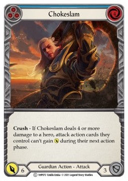 Chokeslam (Blue) (Regular) - History Pack 1 (Common) [1HP-072]