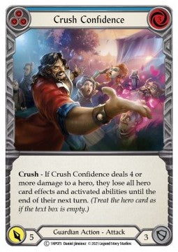 Crush Confidence (Blue) (Regular) - History Pack 1 (Common) [1HP-075]