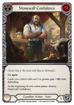 Stonewall Confidence (Red) (Regular) - History Pack 1 (Common) [1HP-082]