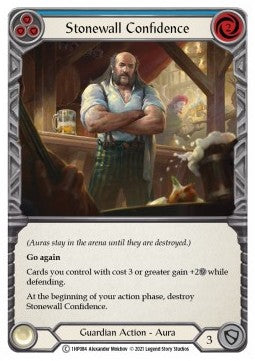 Stonewall Confidence (Blue) (Regular) - History Pack 1 (Common) [1HP-084]