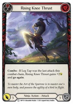 Rising Knee Thrust (Red) (Regular) - History Pack 1 (Common) [1HP-119]