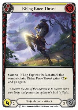 Rising Knee Thrust (Yellow) (Regular) - History Pack 1 (Common) [1HP-120]