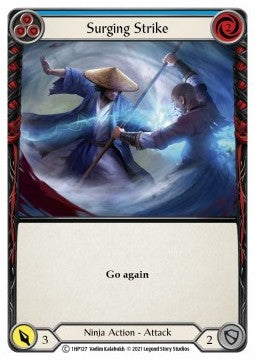 Surging Strike (Blue) (Regular) - History Pack 1 (Common) [1HP-127]