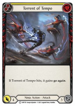 Torrent of Tempo (Yellow) (Regular) - History Pack 1 (Common) [1HP-129]