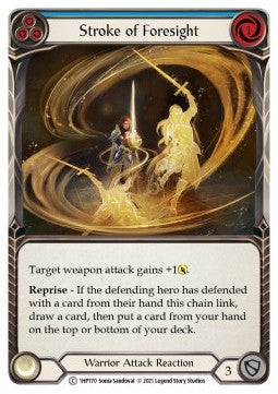 Stroke of Foresight (Blue) (Regular) - History Pack 1 (Common) [1HP-170]