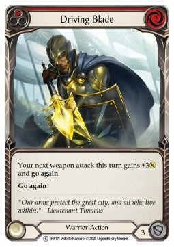 Driving Blade (Red) (Regular) - History Pack 1 (Common) [1HP-171]