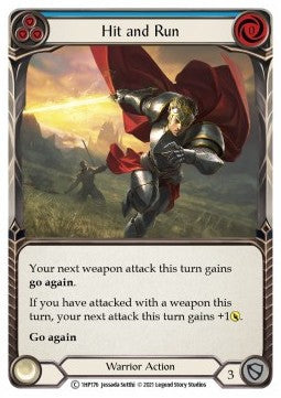 Hit and Run (Blue) (Regular) - History Pack 1 (Common) [1HP-176]