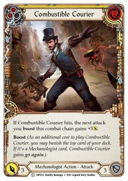 Combustible Courier (Yellow) (Regular) - History Pack 1 (Common) [1HP-203]
