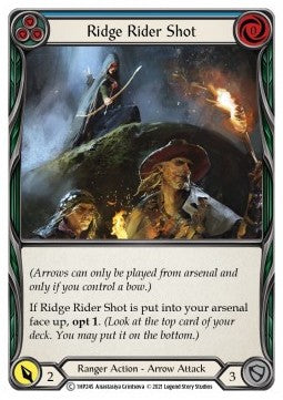Ridge Rider Shot (Blue) (Regular) - History Pack 1 (Common) [1HP-245]