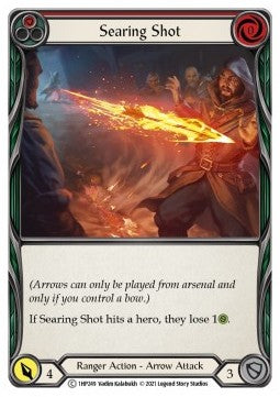 Searing Shot (Red) (Regular) - History Pack 1 (Common) [1HP-249]