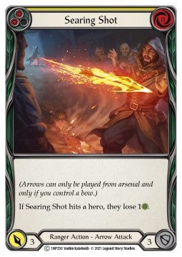 Searing Shot (Yellow) (Regular) - History Pack 1 (Common) [1HP-250]