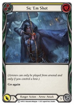 Sic 'Em Shot (Yellow) (Regular) - History Pack 1 (Common) [1HP-253]