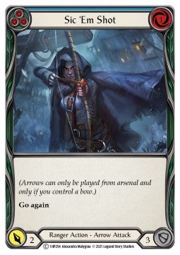 Sic 'Em Shot (Blue) (Regular) - History Pack 1 (Common) [1HP-254]