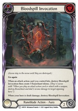 Bloodspill Invocation (Red) (Regular) - History Pack 1 (Common) [1HP-291]