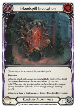 Bloodspill Invocation (Blue) (Regular) - History Pack 1 (Common) [1HP-293]