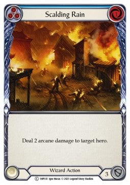 Scalding Rain (Blue) (Regular) - History Pack 1 (Common) [1HP-331]