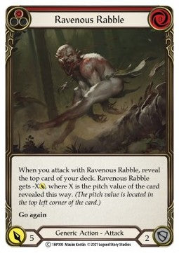 Ravenous Rabble (Red) (Regular) - History Pack 1 (Common) [1HP-393]