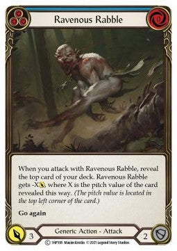 Ravenous Rabble (Blue) (Regular) - History Pack 1 (Common) [1HP-395]