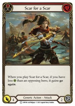 Scar for a Scar (Red) (Regular) - History Pack 1 (Common) [1HP-396]