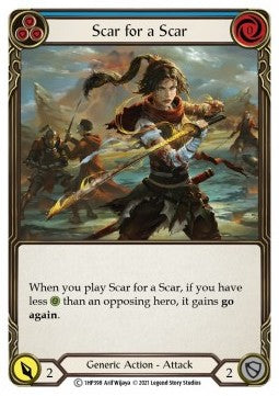 Scar for a Scar (Blue) (Regular) - History Pack 1 (Common) [1HP-398]