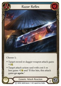 Razor Reflex (Blue) (Regular) - History Pack 1 (Common) [1HP-404]