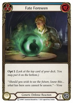 Fate Foreseen (Blue) (Regular) - History Pack 1 (Common) [1HP-407]