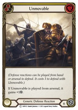 Unmovable (Yellow) (Regular) - History Pack 1 (Common) [1HP-412]