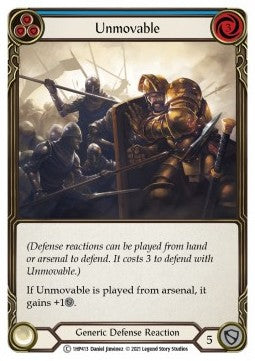 Unmovable (Blue) (Regular) - History Pack 1 (Common) [1HP-413]