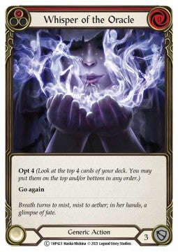 Whisper of the Oracle (Red) (Regular) - History Pack 1 (Common) [1HP-423]