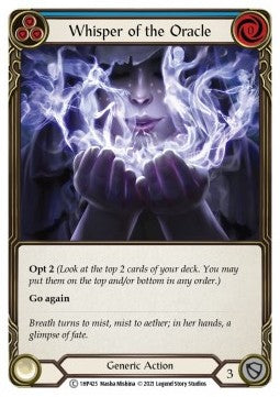 Whisper of the Oracle (Blue) (Regular) - History Pack 1 (Common) [1HP-425]
