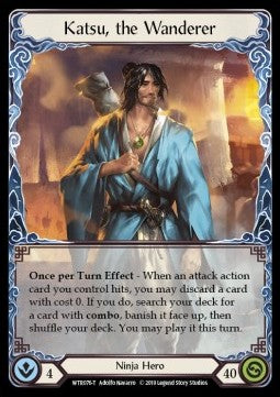 Katsu, the Wanderer // Katsu (Normal) - Welcome to Rathe - Alpha (Token) [WTR-A-076/077]