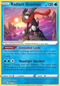 Radiant Greninja - Astral Radiance (Ultra Rare) [ASR-046]
