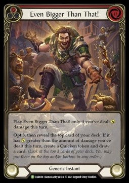 Even Bigger Than That! (Red) (Extended Art Rainbow Foil) - FAB Promos (Promo) [FAB-058]